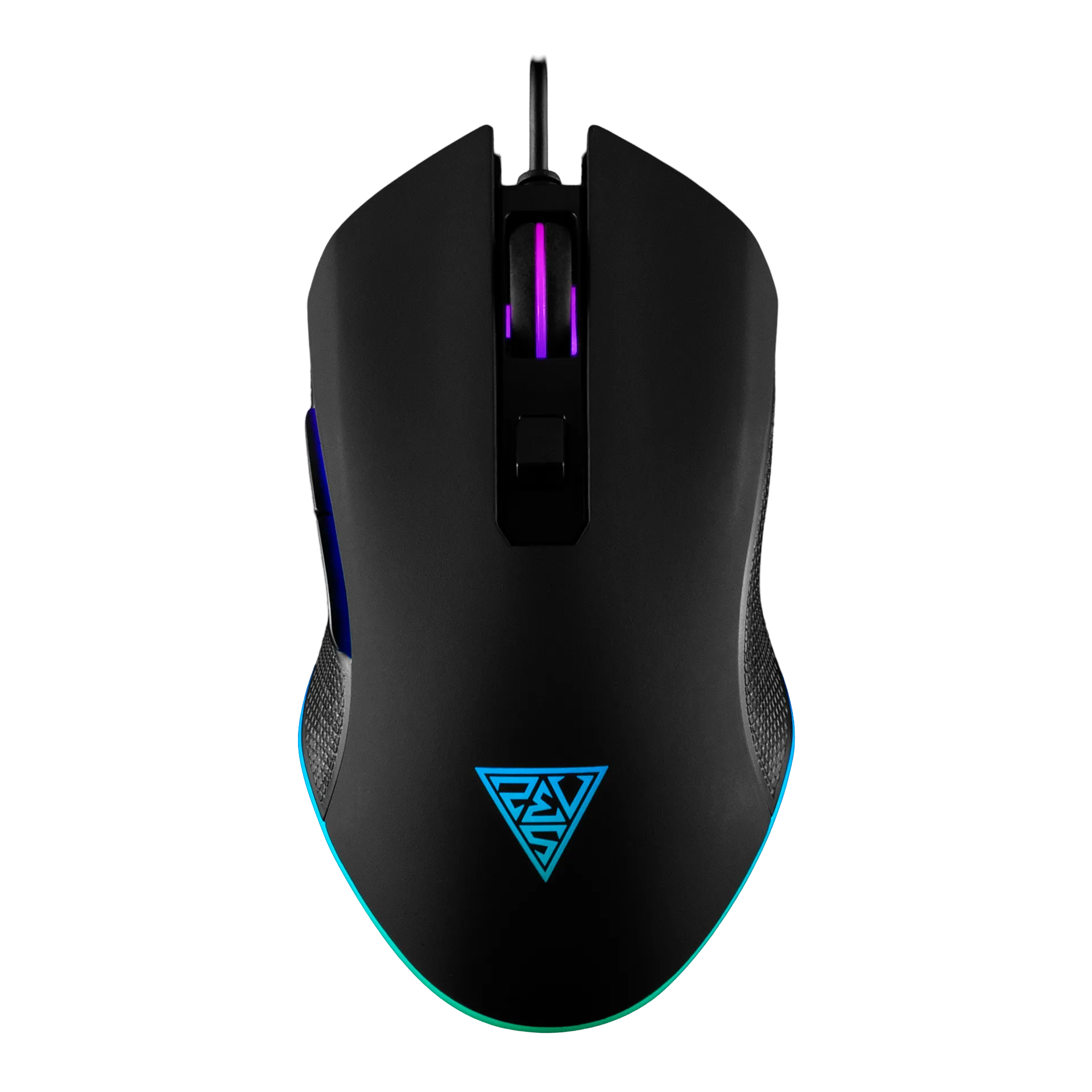 Gamdias Aura GS2 Multicolor Wired Gaming Mouse with 3600-DPI Optical Sensor | Advanced Ergonomic Design - Black