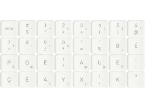 Glove80 BÉPO Keycap Add-on Set (MCC profile for Choc v1 switches)