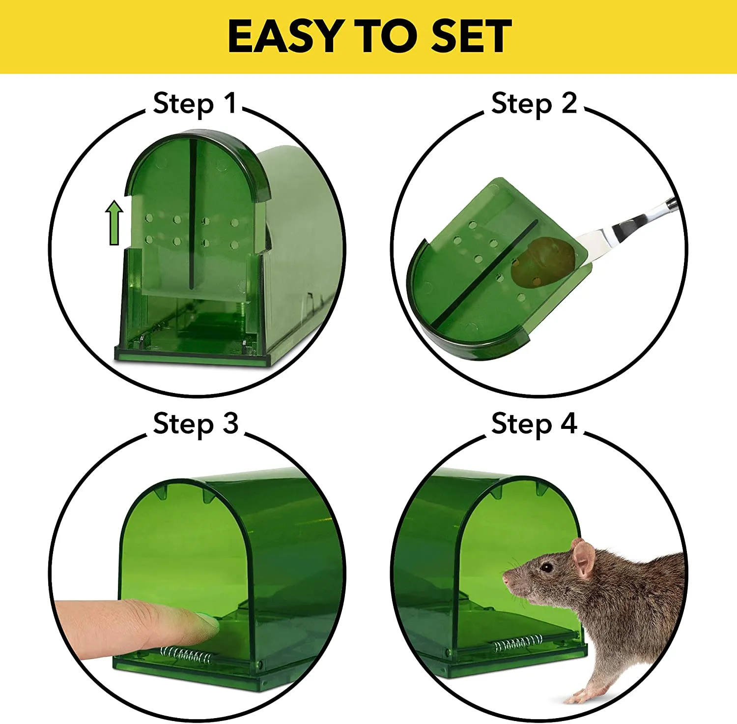 Harris Catch & Release Humane Mouse Traps 3 Pack