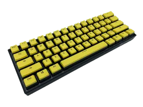 Hayabusa 60% Keyboard - Black & Yellow (Pudding)