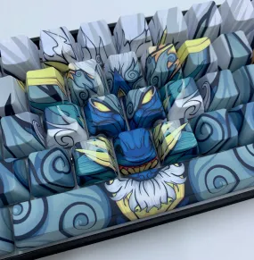 Hayabusa 60% Keyboard - Blue Oni Dragon