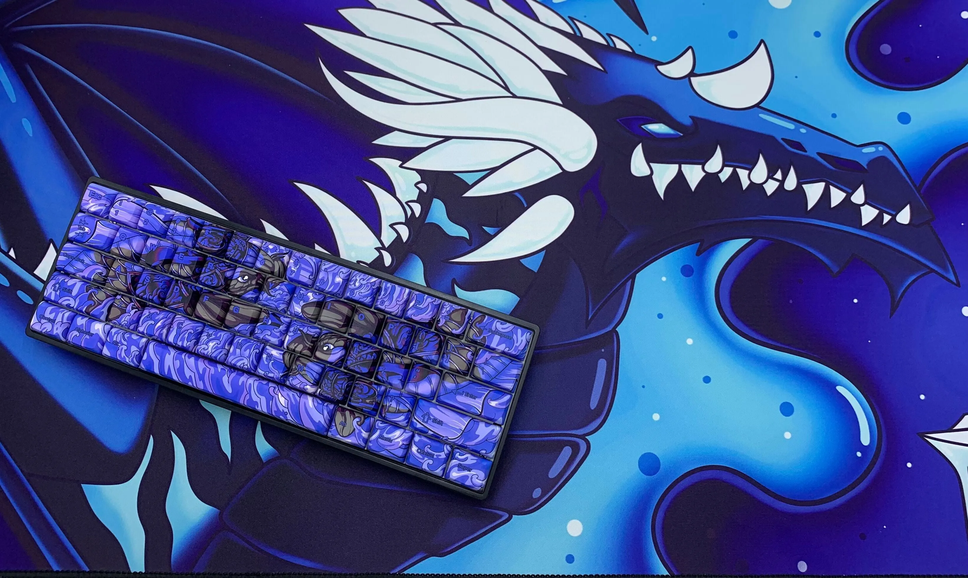 Hayabusa 60% Keyboard - Dark Koi