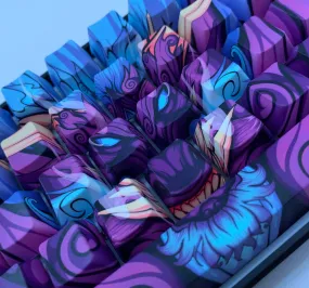 Hayabusa 60% Keyboard - Purple Oni Dragon