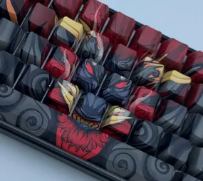 Hayabusa 60% Keyboard - Red Oni Dragon