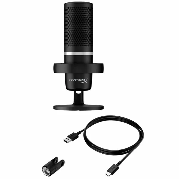 HyperX DuoCast - USB Microphone RGB Lighting - Black