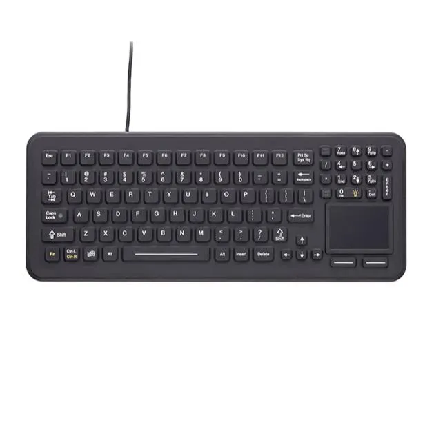 iKey SB-97-TP Ultra Thin Mobile Keyboard with Integrated Touchpad and Backlighting