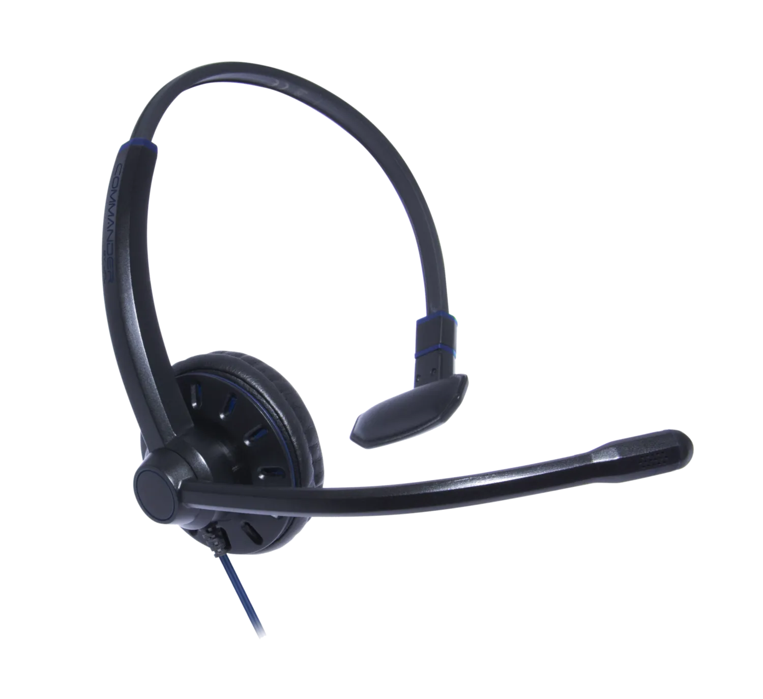 JPL Commander 1 Monaural USB Headset With Volume & Mute In-Line Controls