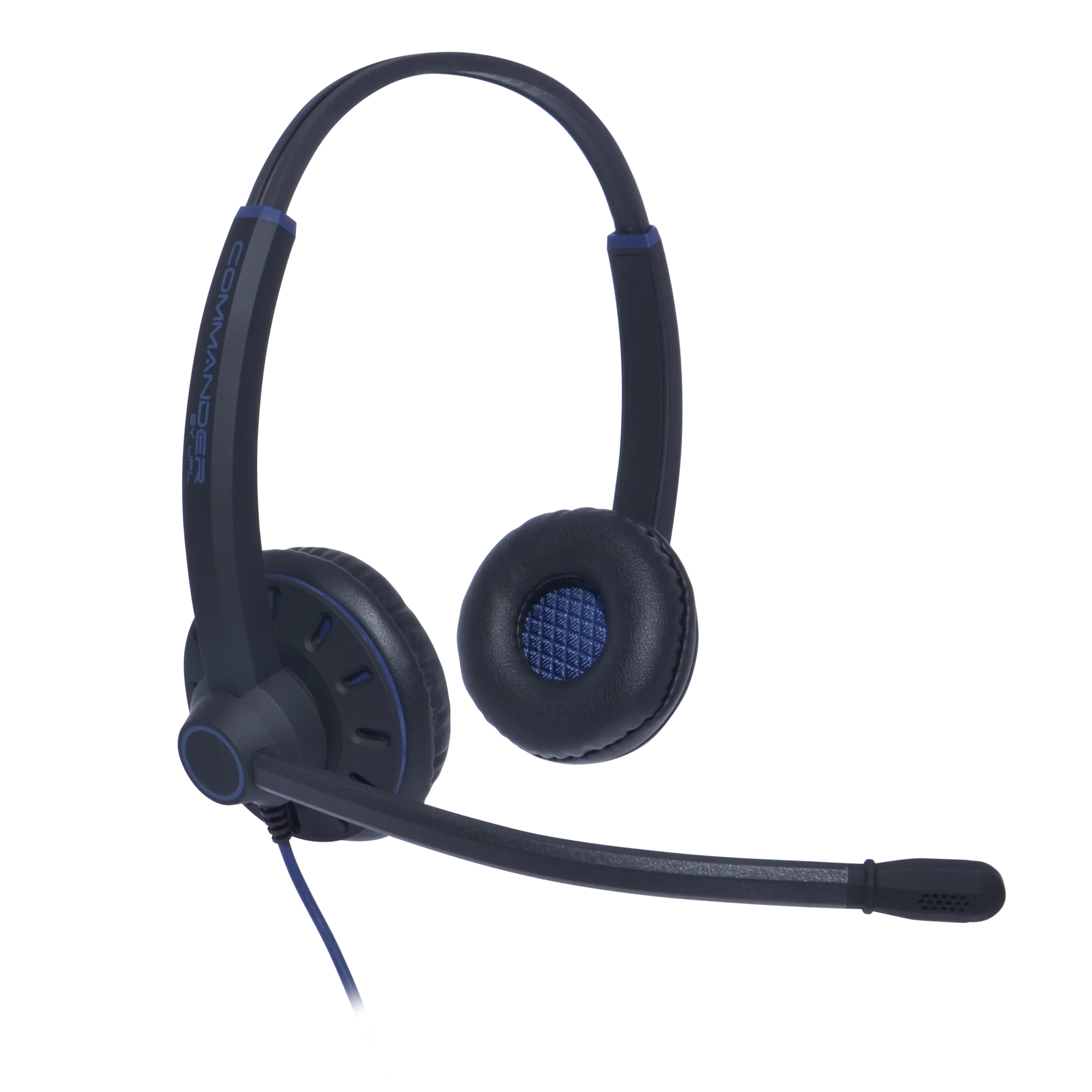 JPL Office QD Monaural/ Binaural  Headset w/ Noise-canceling Mic & Call/Volume/Mute Control (Commander PM & PB)