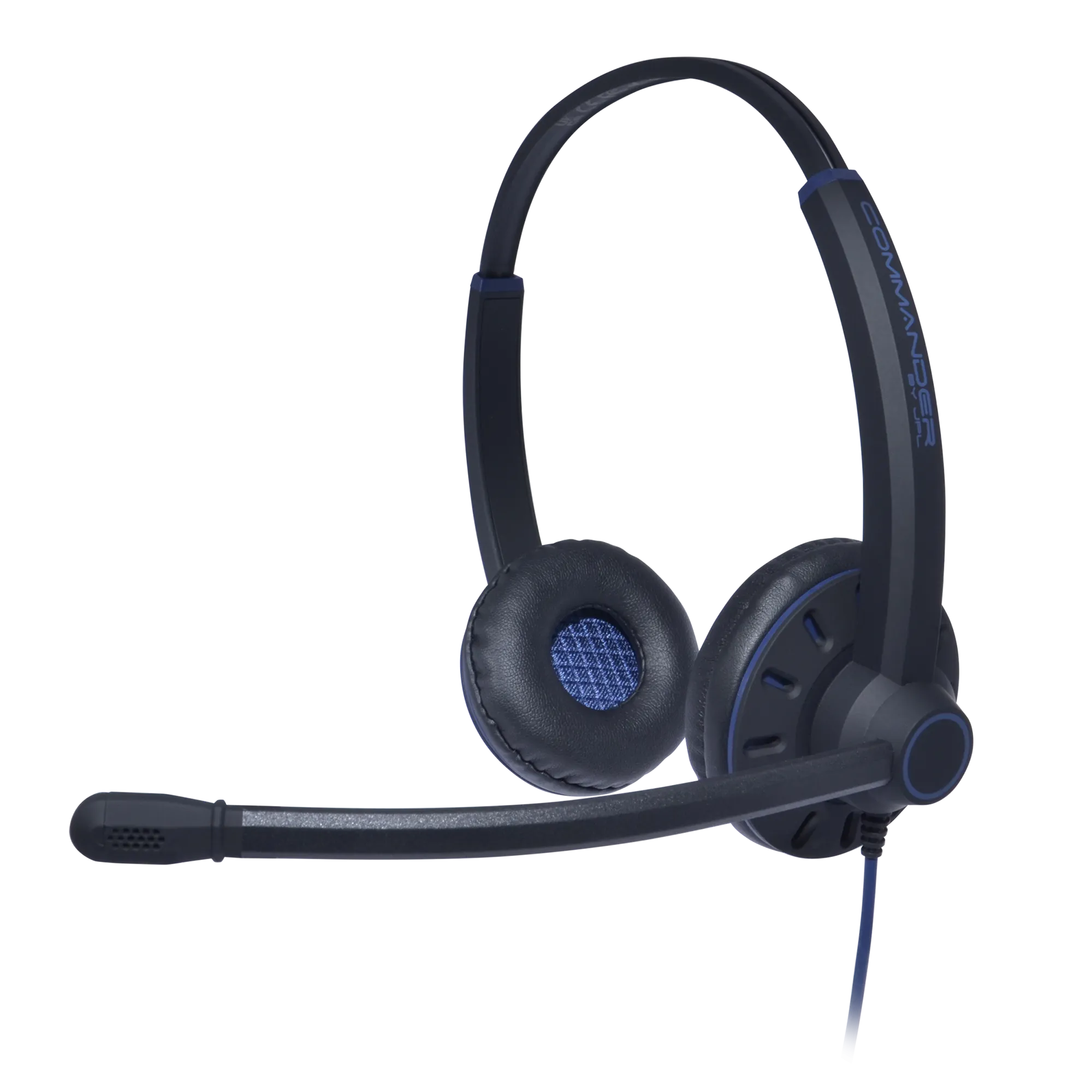 JPL Office QD Monaural/ Binaural  Headset w/ Noise-canceling Mic & Call/Volume/Mute Control (Commander PM & PB)