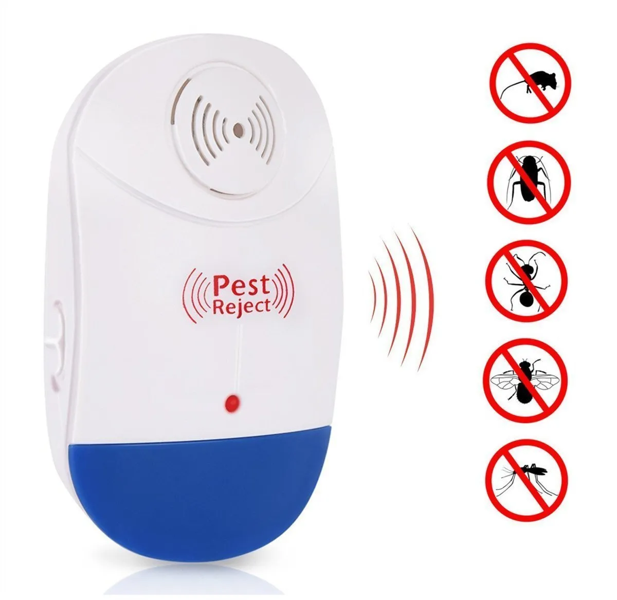 LINK Innovation Ultrasonic Pest Repeller Control-Electronic Plug In-Repelling for Insects-Roaches , Flies, Ants, Mice 3pcs