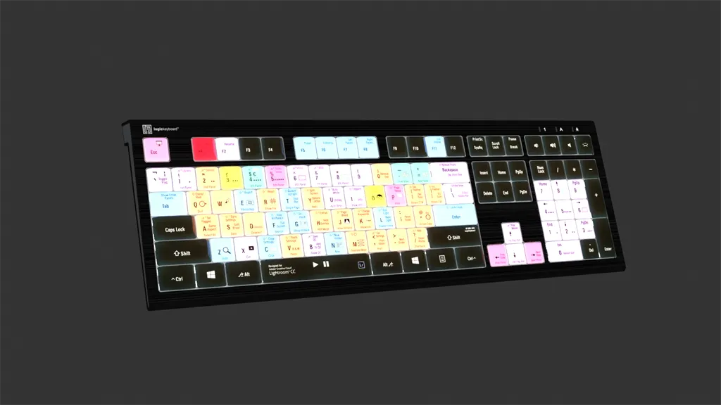 LogicKeyboard Adobe LightRoom CC/6 PC Astra 2 US LKB-LGTRCC-A2PC-US