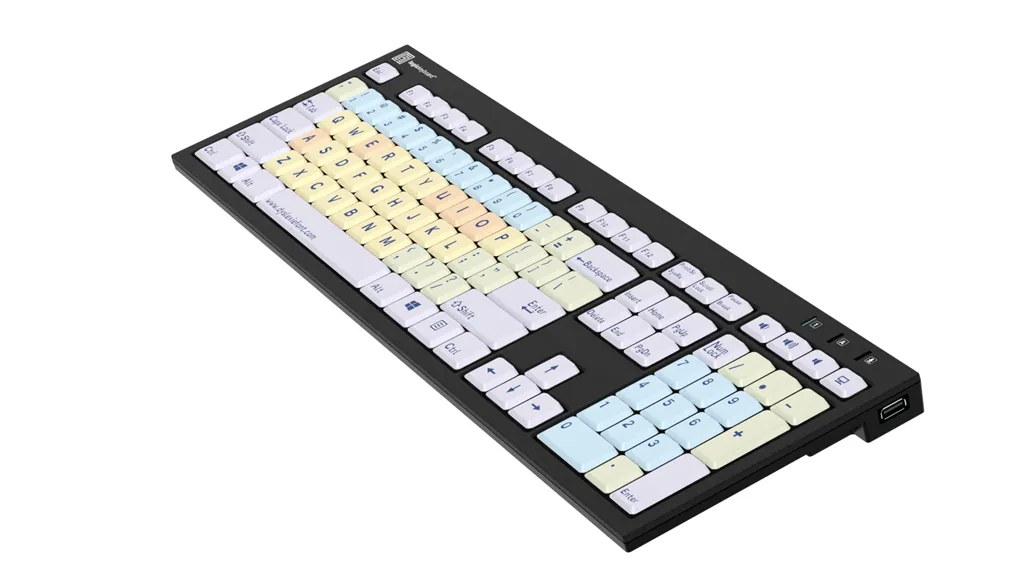 LogicKeyboard Dyslexia Keyboard, PC or Mac LKB-DYSLEX-BJPU-US, LKB-DYSLEX-CWMU-US