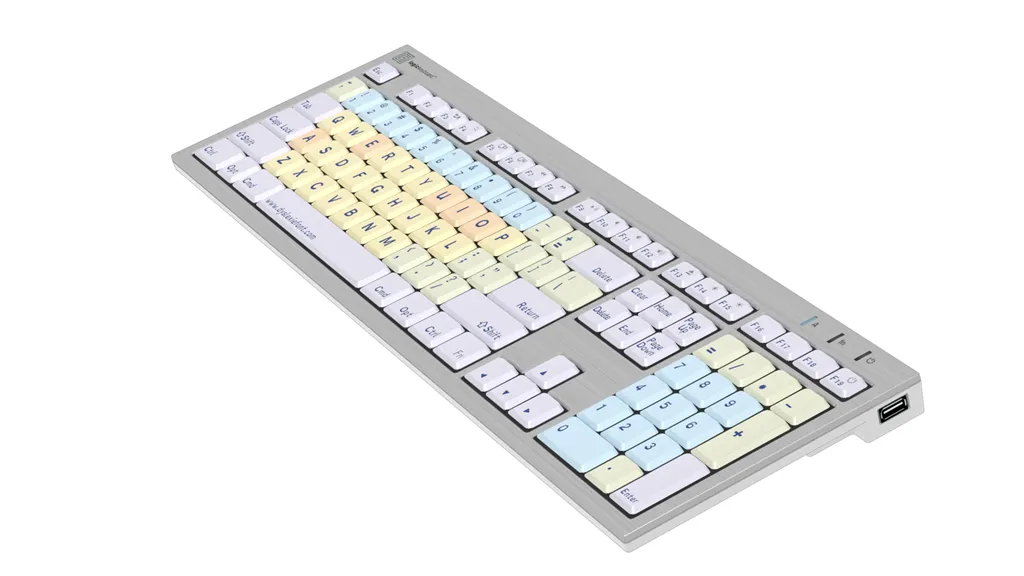 LogicKeyboard Dyslexia Keyboard, PC or Mac LKB-DYSLEX-BJPU-US, LKB-DYSLEX-CWMU-US