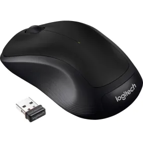 Logitech Wireless Mouse M310 - Laser - Wireless - Radio Frequency - Black - USB - 1000 dpi - Scroll Wheel - 3 Button(s) - Symmetrical