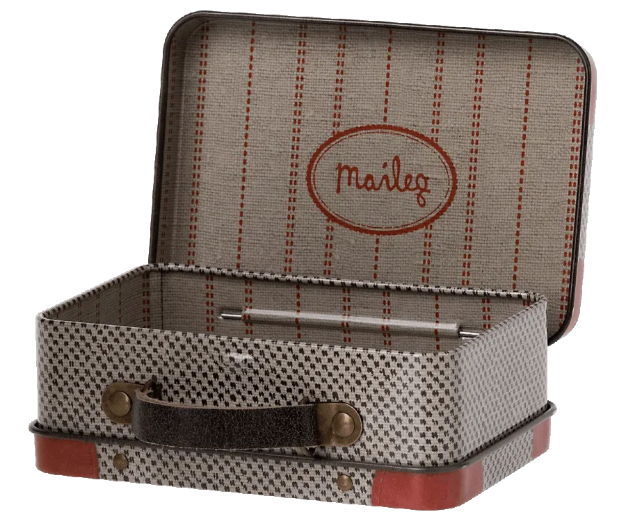 Maileg New Metal Suitcase Grey Travel