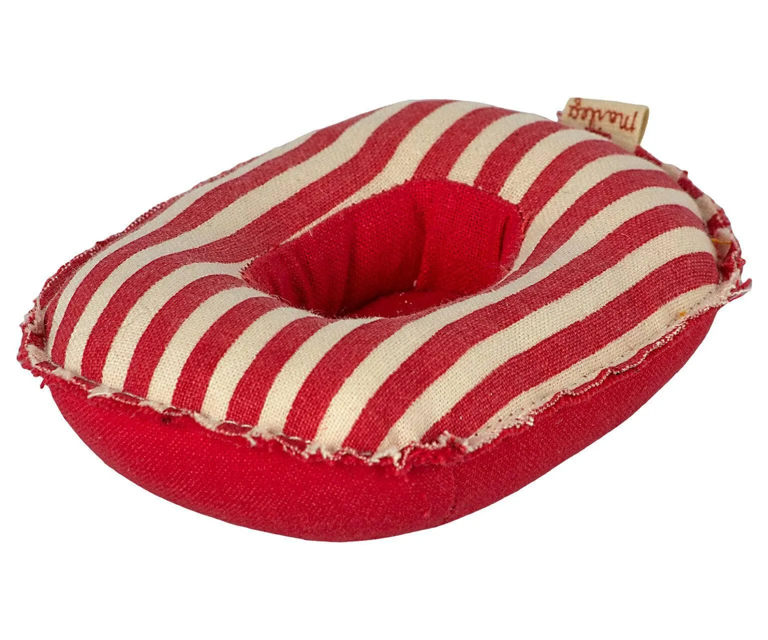 Maileg Rubber Boat Red Stripe Beach Collection