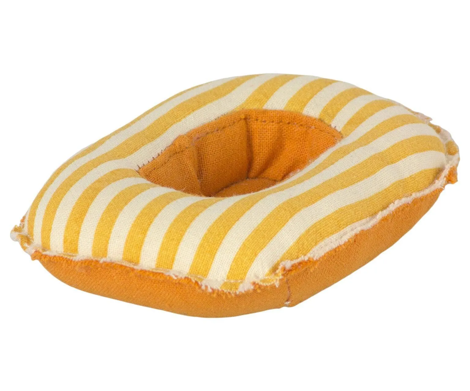 Maileg Rubber Boat Yellow Stripe Beach Collection