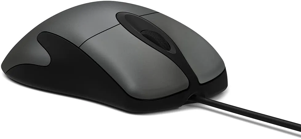 Microsoft Classic Intellimouse, USB 2.0, 5 Buttons, 3200 DPI, Gray - HDQ-00001