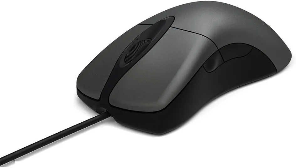 Microsoft Classic Intellimouse, USB 2.0, 5 Buttons, 3200 DPI, Gray - HDQ-00001