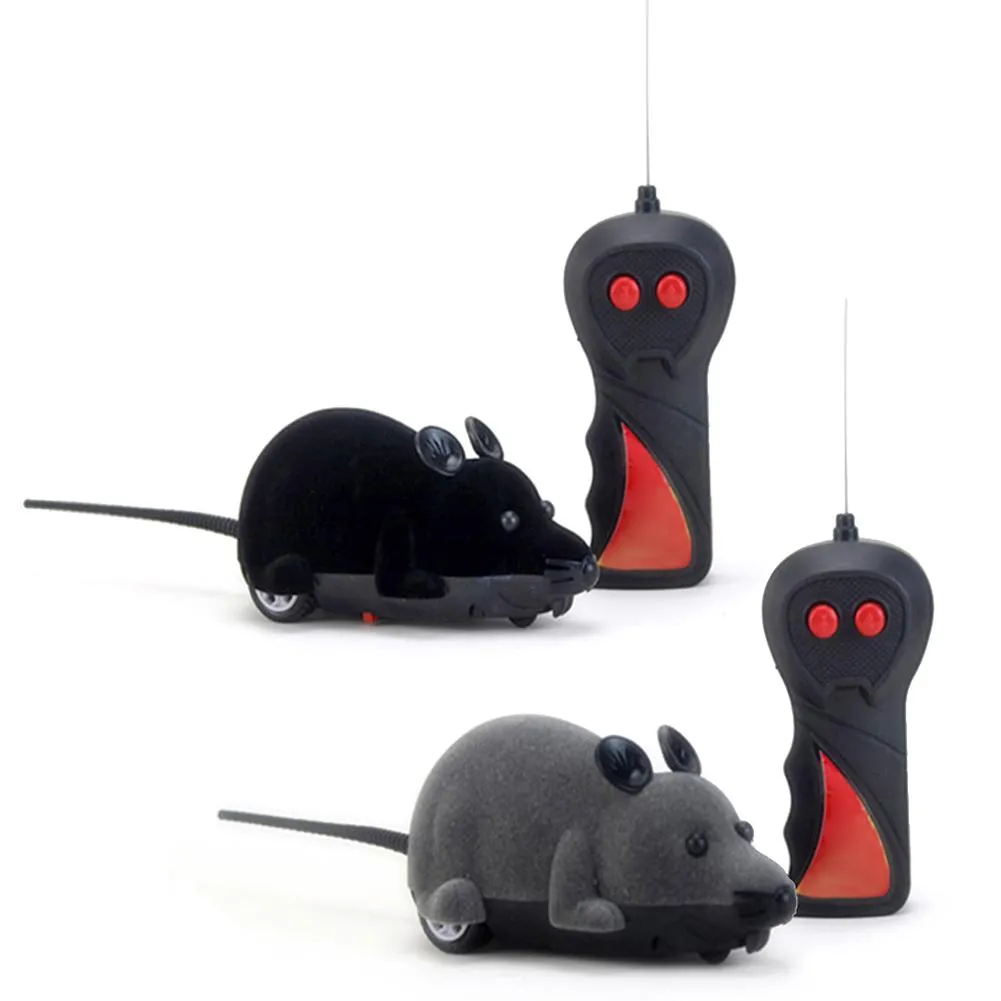 Mouse Toys Wireless RC Mice Cat Toys Remote Control False Mouse Novelty RC Cat Funny Playing Mouse Toys Electronic Rat Mouse