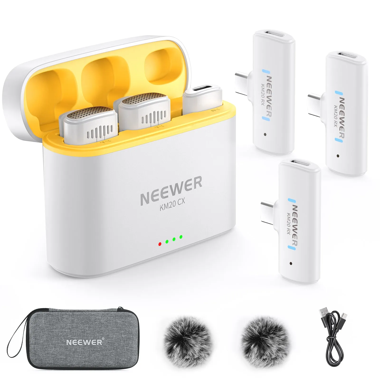 NEEWER KM20 Wireless Lapel Microphone Set for Type C | Pre-order