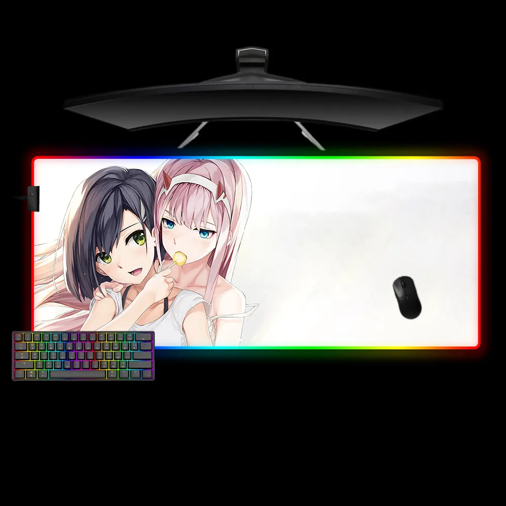 Nysekai "Anime Girls Lollipop Design M-XXL Size RGB Gaming Mouse Pad'' Computer Desk Mat