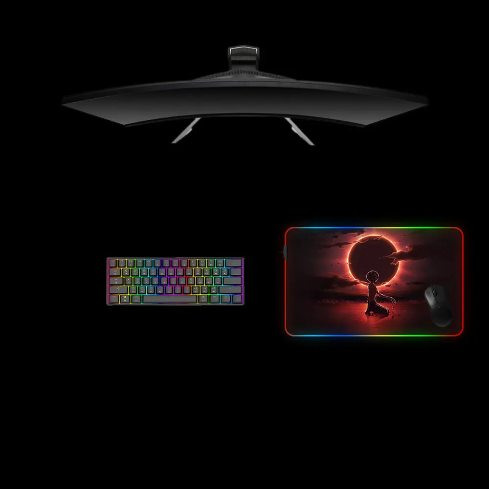 Nysekai "Berserk Eclipse Design M-XXL Size RGB Gaming Mouse Pad'' Computer Desk Mat