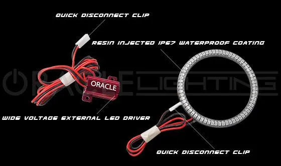 ORACLE Lighting 1992-2006 Hummer H1 LED Surface Mount Headlight Halo Kit