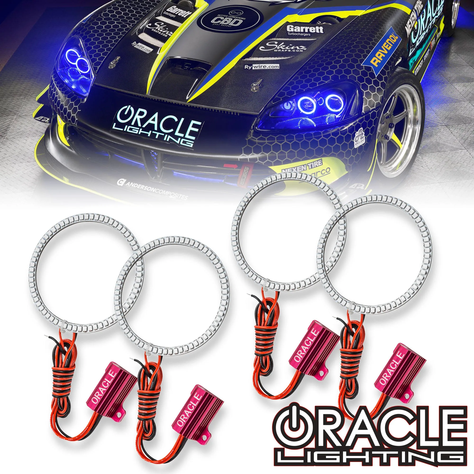 ORACLE Lighting 2003-2012 Dodge Viper SRT-10 LED Headlight Halo Kit