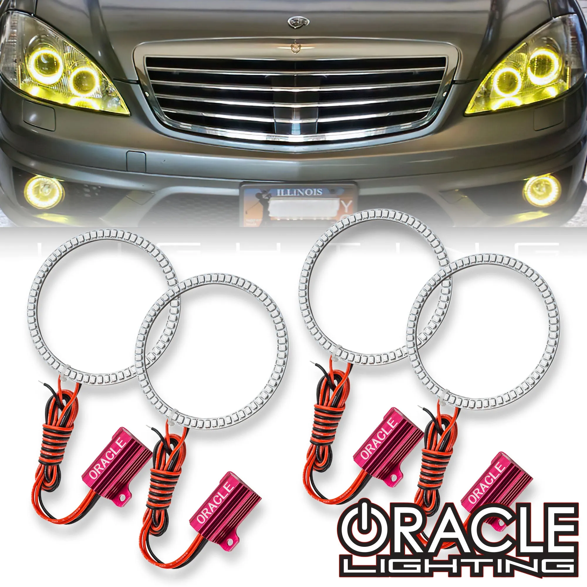 ORACLE Lighting 2007-2009 Mercedes S-Class LED Headlight Halo Kit