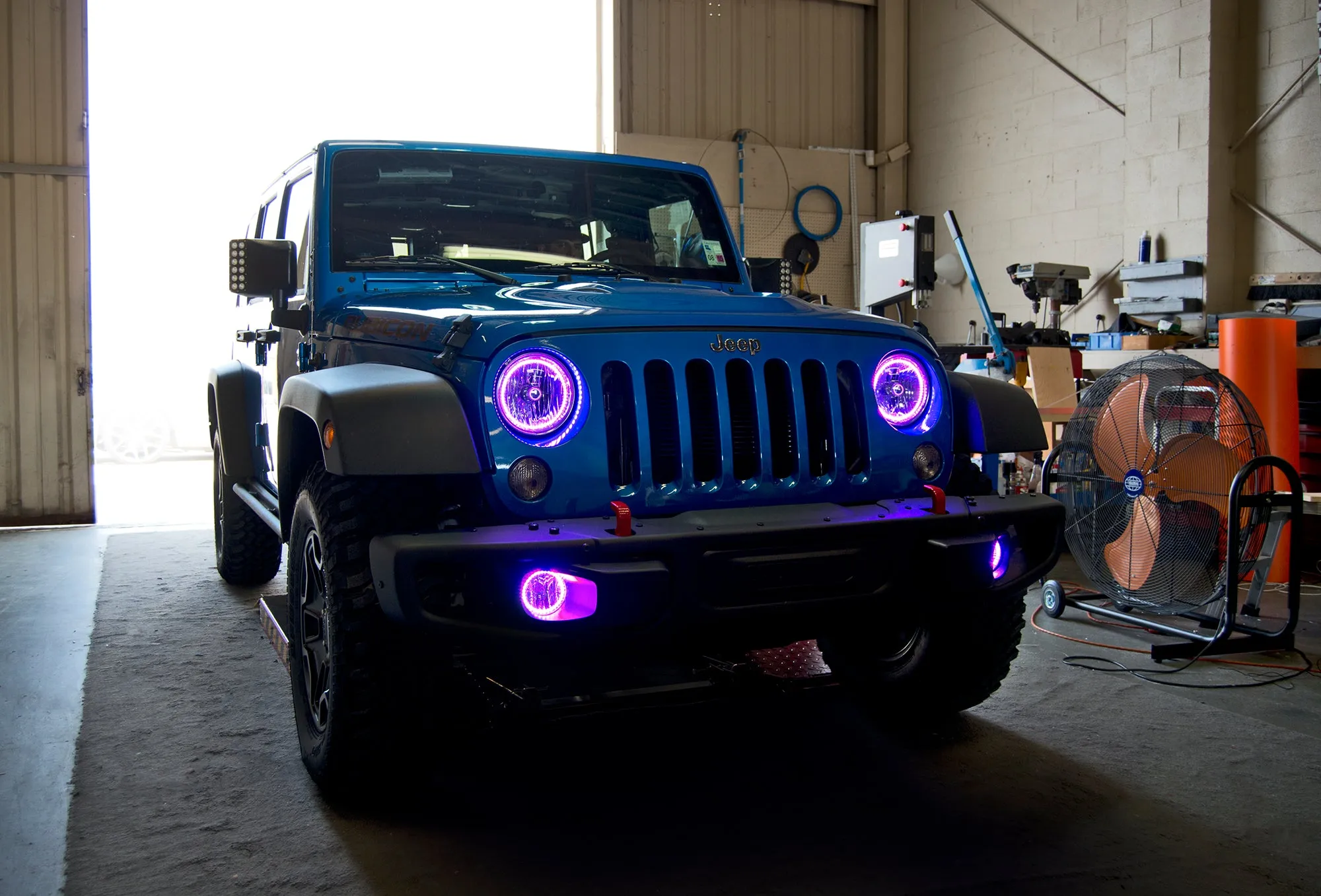 ORACLE Lighting 2007-2017 Jeep Wrangler JK LED Fog Light Halo Kit