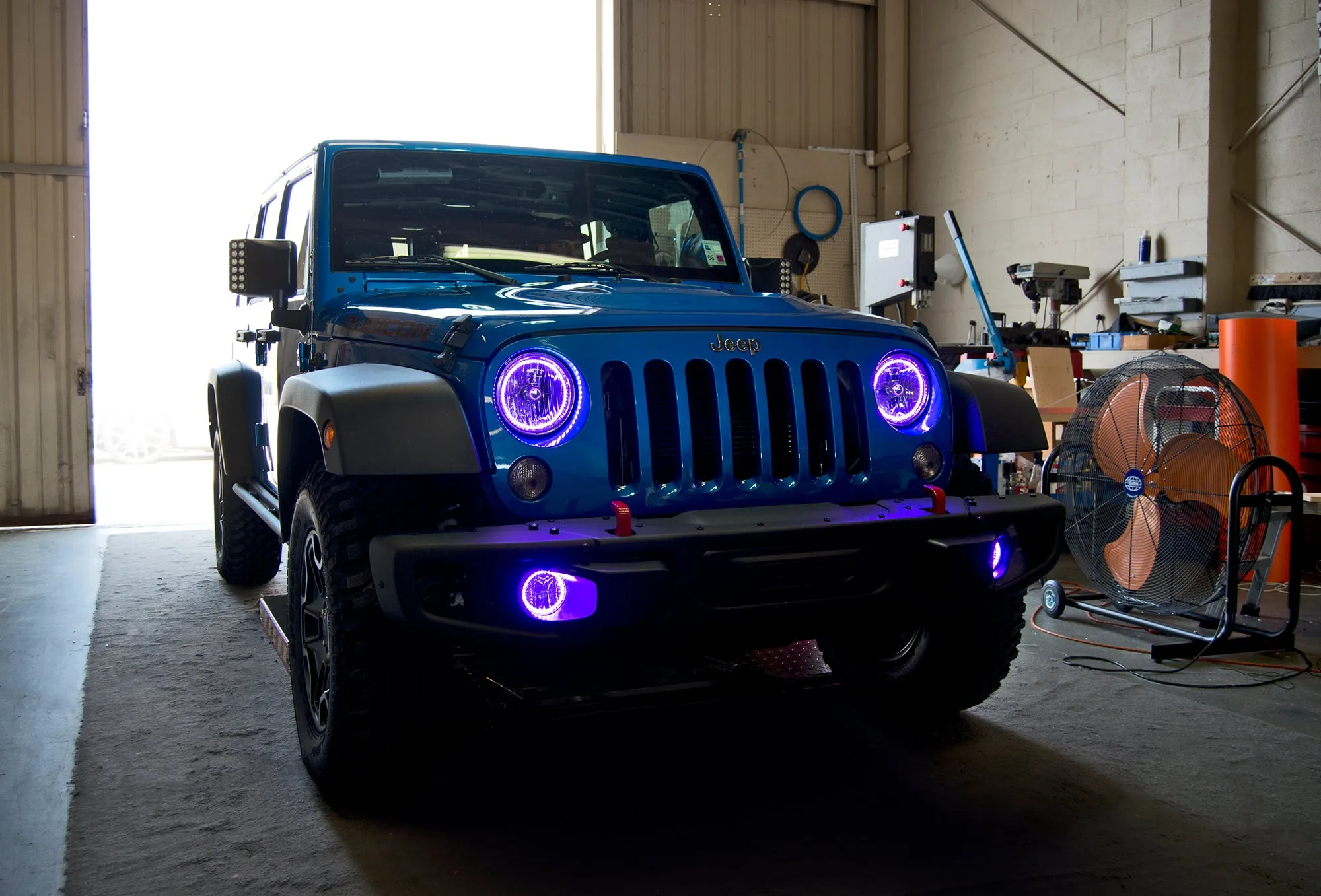 ORACLE Lighting 2007-2017 Jeep Wrangler JK LED Fog Light Halo Kit