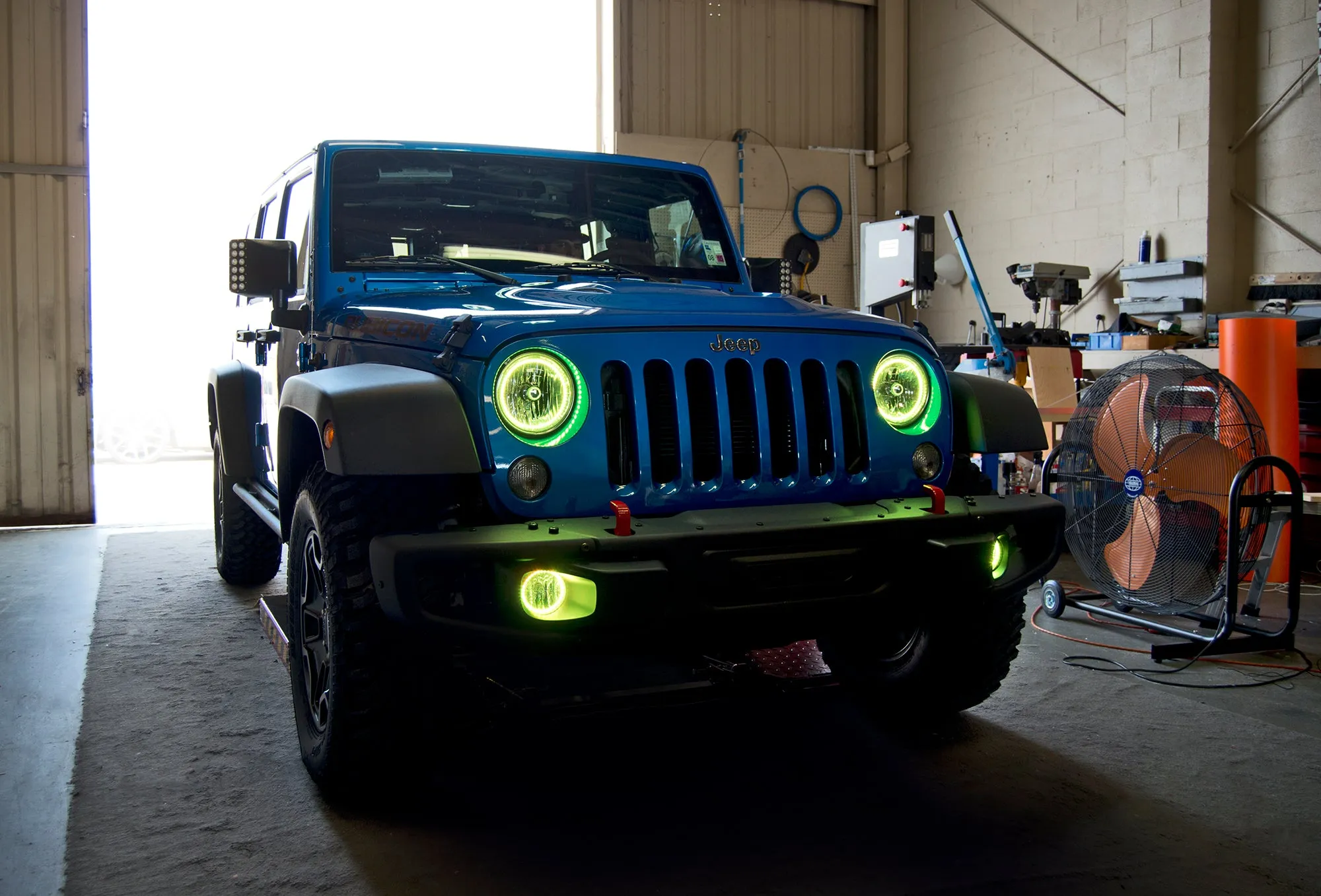 ORACLE Lighting 2007-2017 Jeep Wrangler JK LED Fog Light Halo Kit