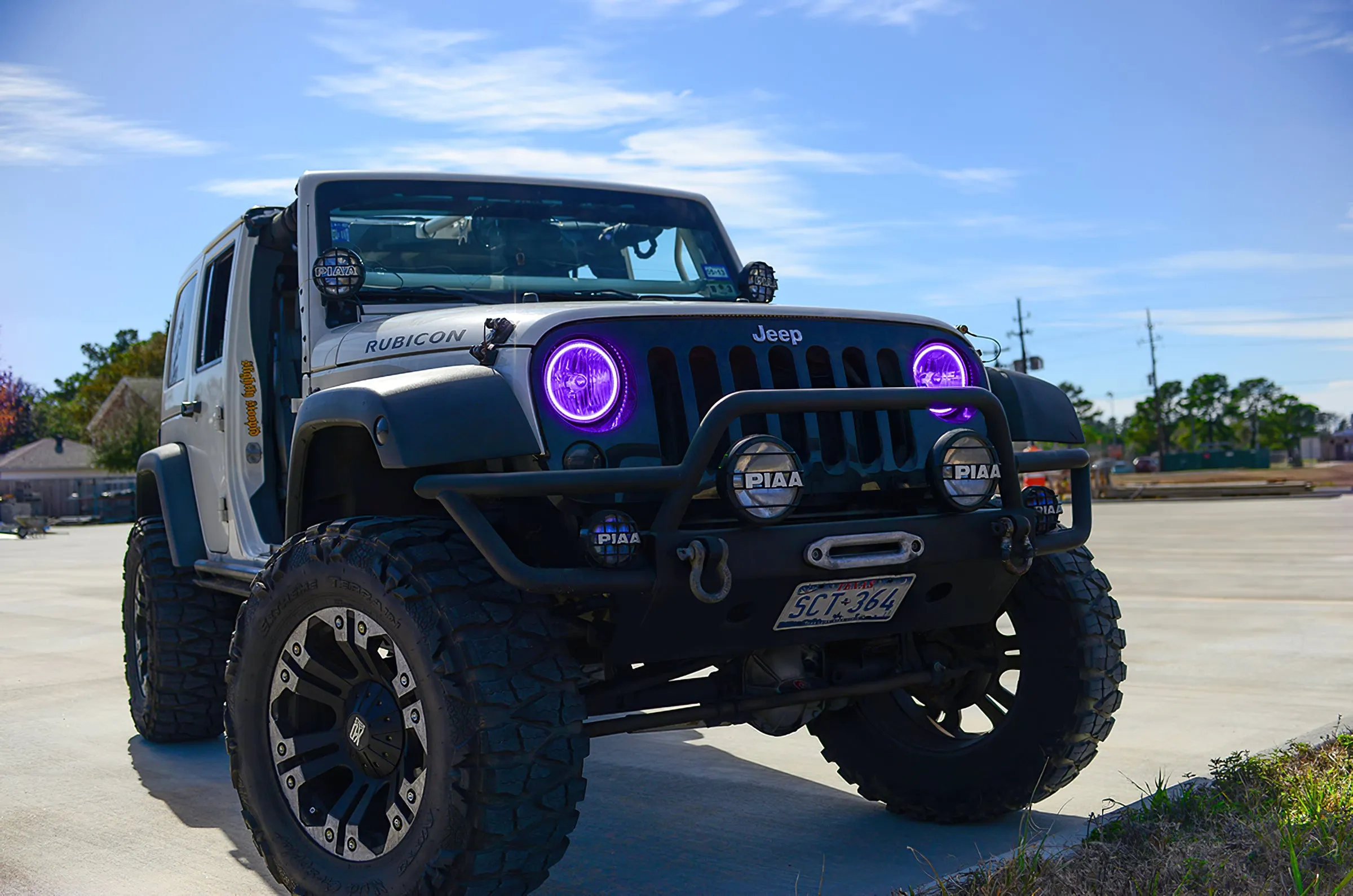 ORACLE Lighting 2007-2017 Jeep Wrangler JK LED Headlight Halo Kit