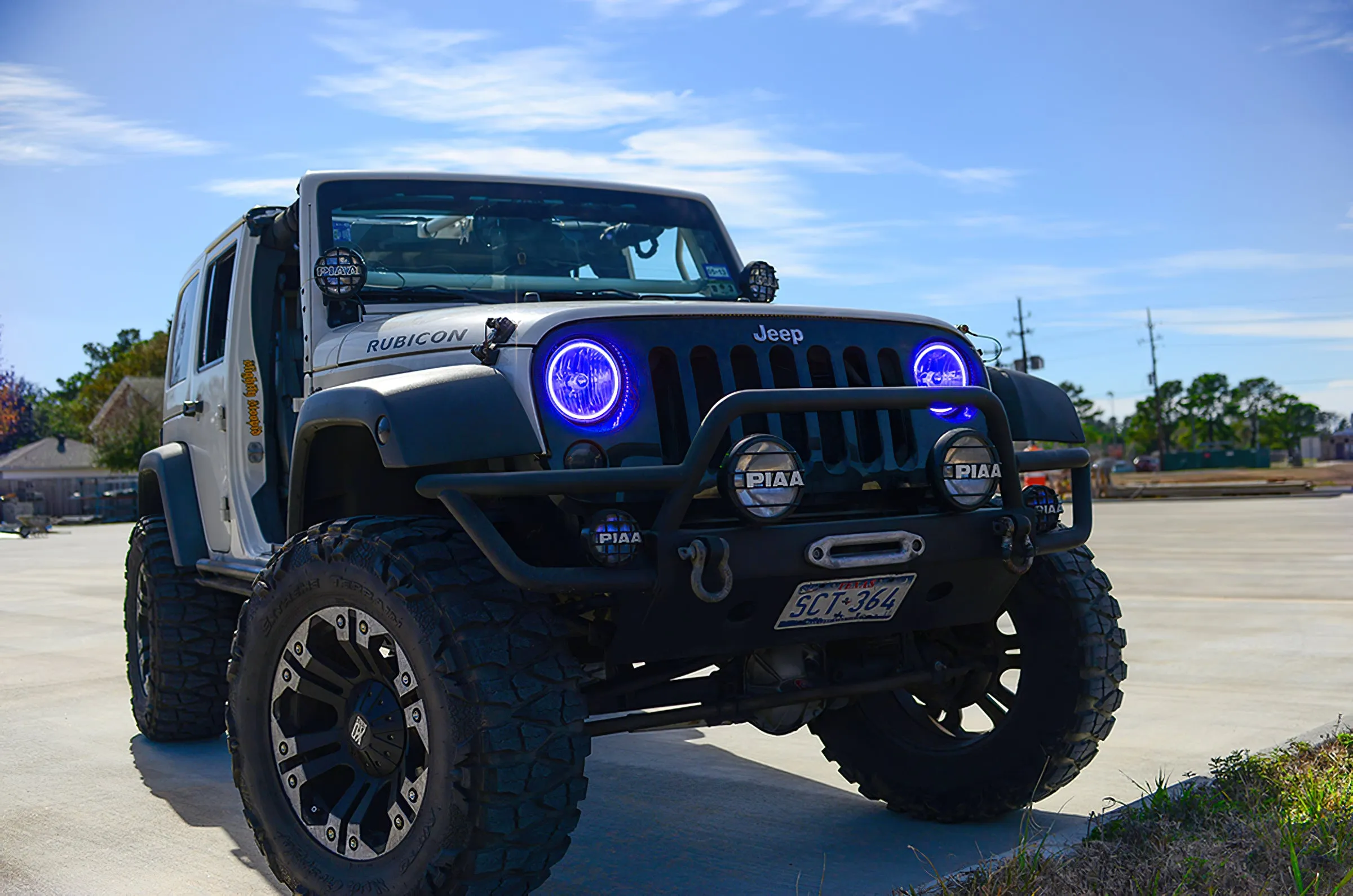 ORACLE Lighting 2007-2017 Jeep Wrangler JK LED Headlight Halo Kit