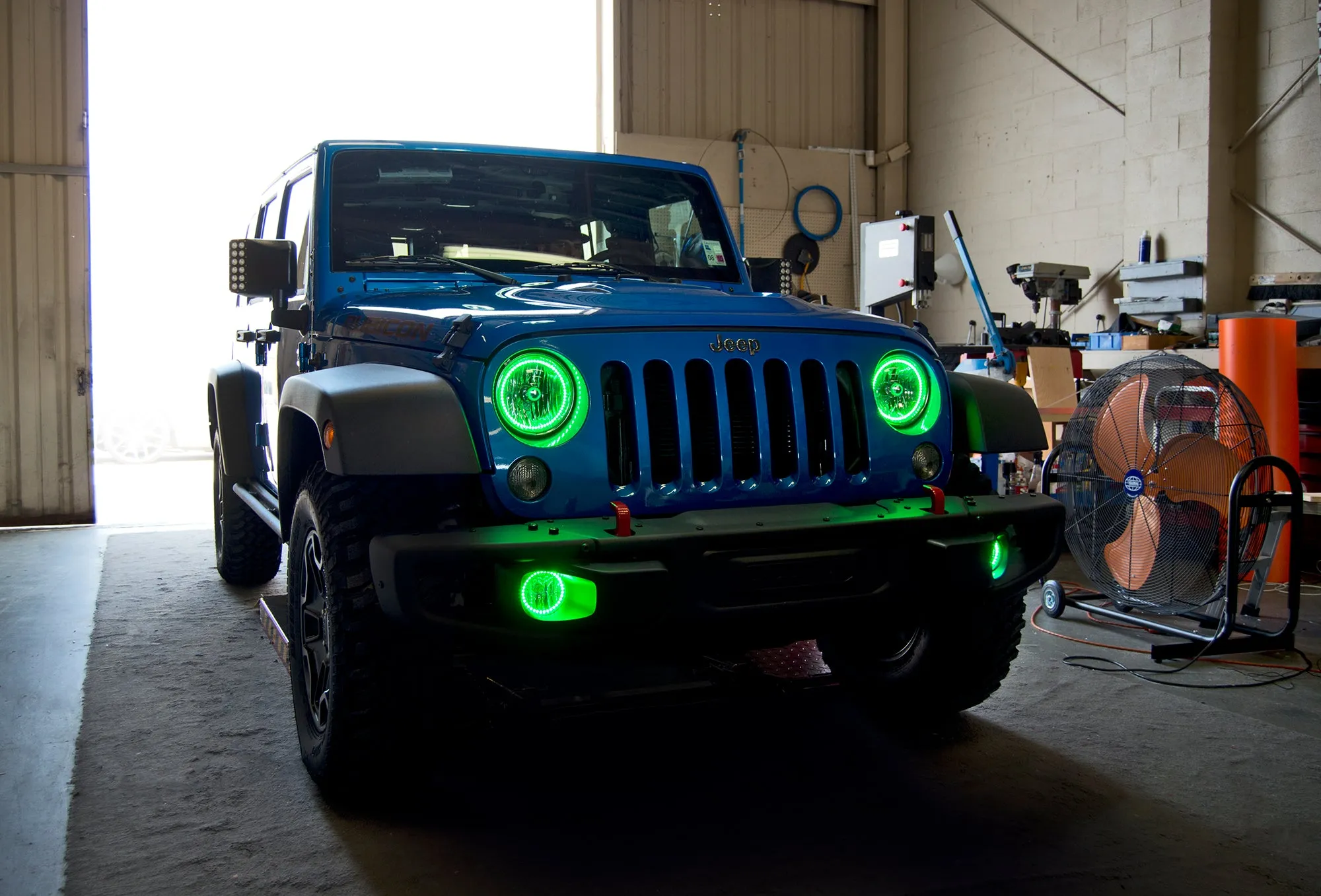 ORACLE Lighting 2007-2018 Jeep Wrangler JK LED Surface Mount Fog Light Halo Kit