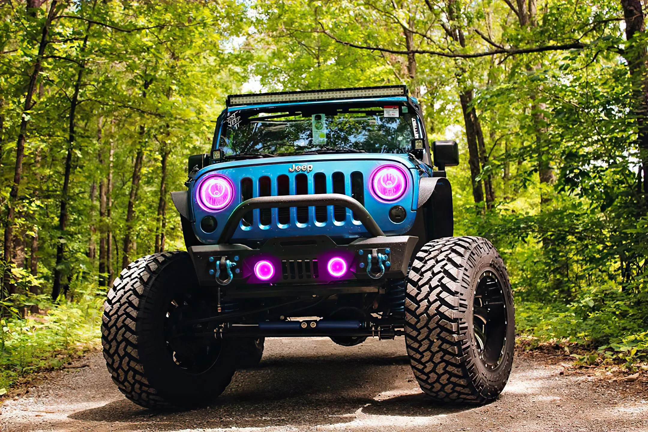 ORACLE Lighting 2007-2018 Jeep Wrangler JK LED Surface Mount Fog Light Halo Kit