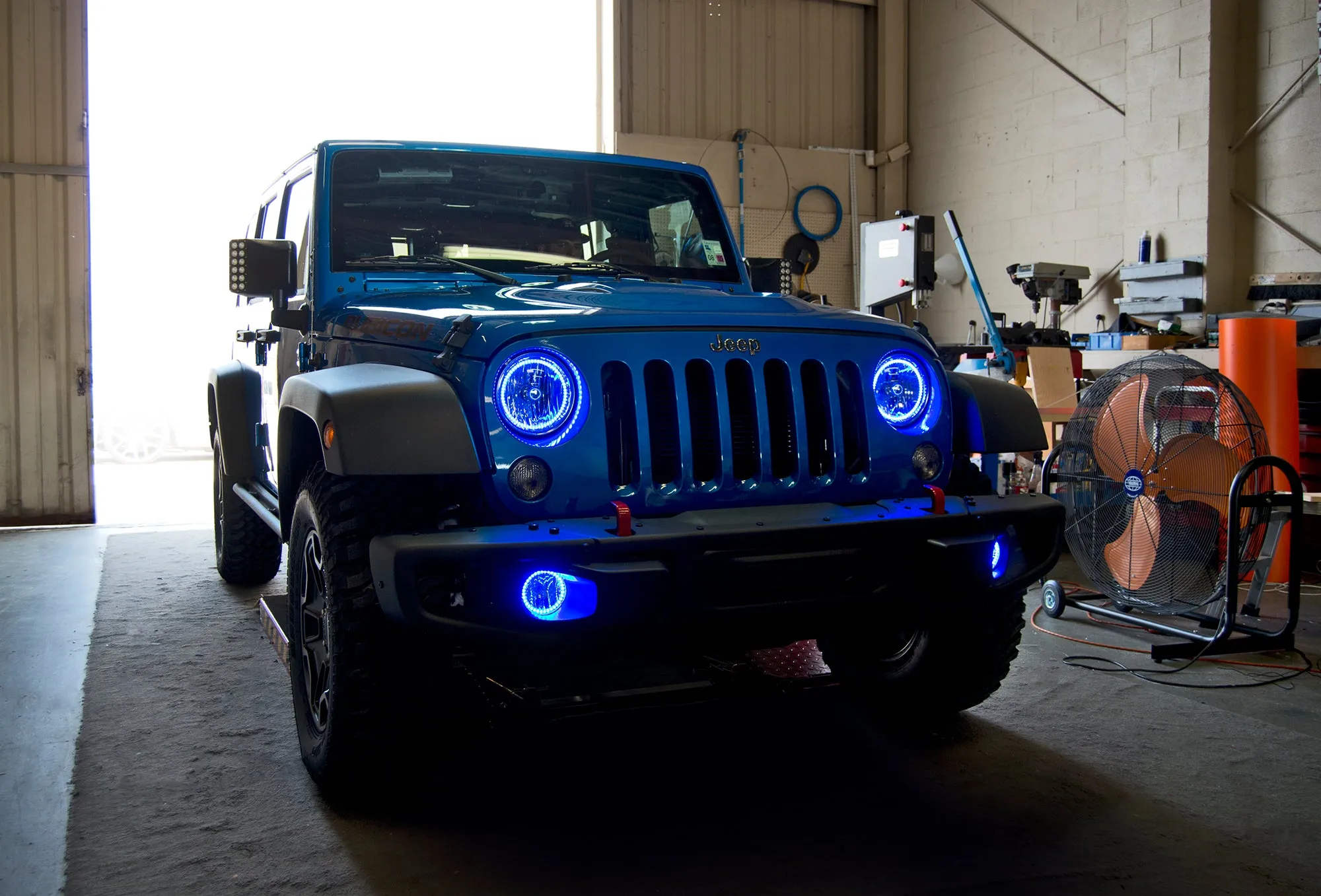 ORACLE Lighting 2007-2018 Jeep Wrangler JK LED Surface Mount Fog Light Halo Kit