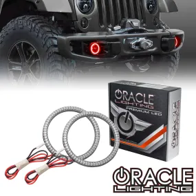 ORACLE Lighting 2007-2018 Jeep Wrangler JK LED Surface Mount Fog Light Halo Kit