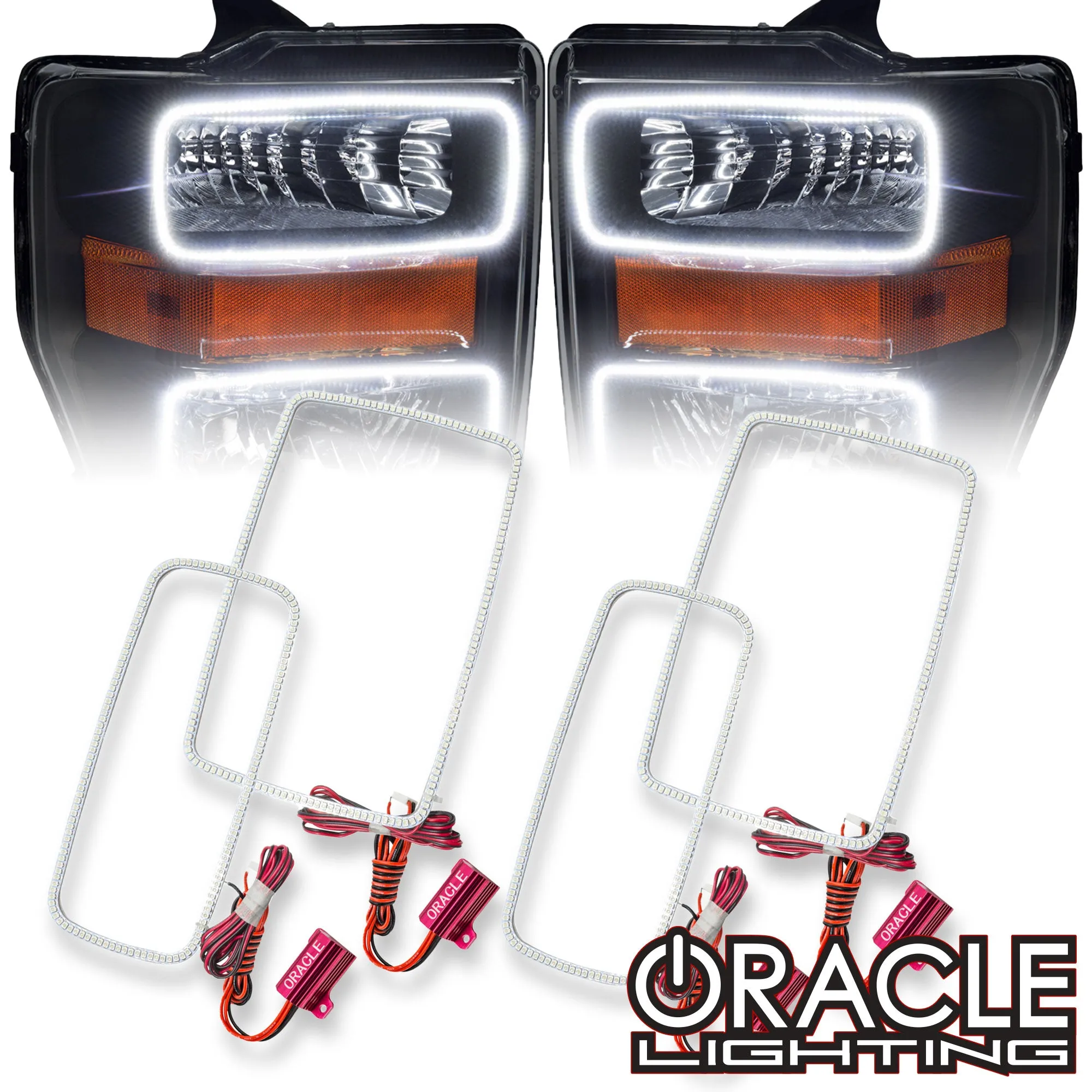 ORACLE Lighting 2008-2010 Ford F-250/F-350 Super Duty LED Headlight Halo Kit