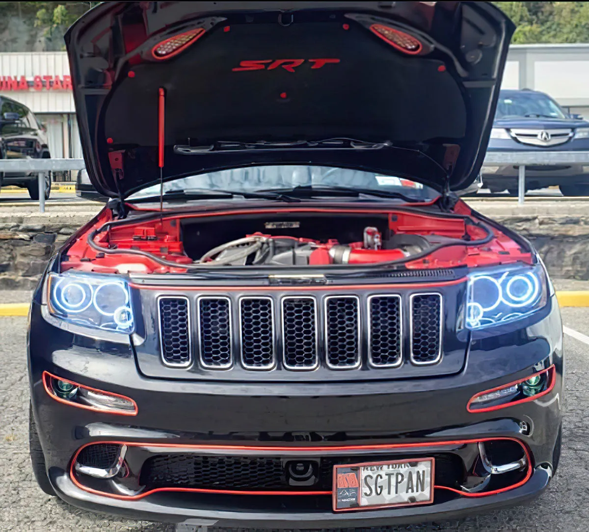 ORACLE Lighting 2011-2013 Jeep Grand Cherokee LED Headlight Halo Kit