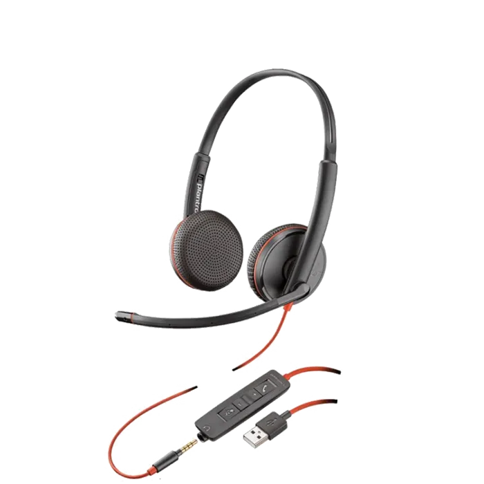 Plantronics Blackwire C3225 DUO USB-A Headset