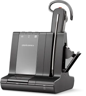 Plantronics Savi 8245-M Office Wireless DECT Headset (Convertible, Unlimited Talk, Microsoft Optimized)