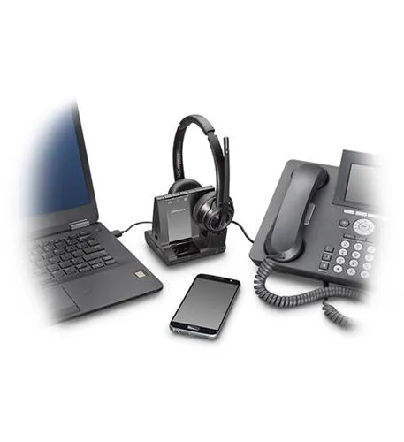 Plantronics Savi W8220 DUO Wireless DECT Headset System