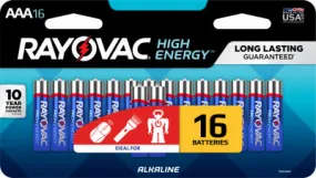 Rayovac High Energy AAA (Triple A) Alkaline Batteries