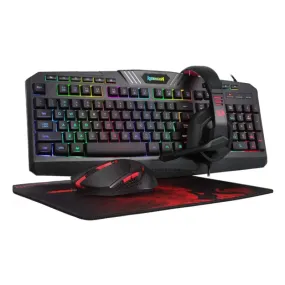 Redragon 4In1 Gaming Combo Mouse|Mouse Pad|Headset|Keyboard