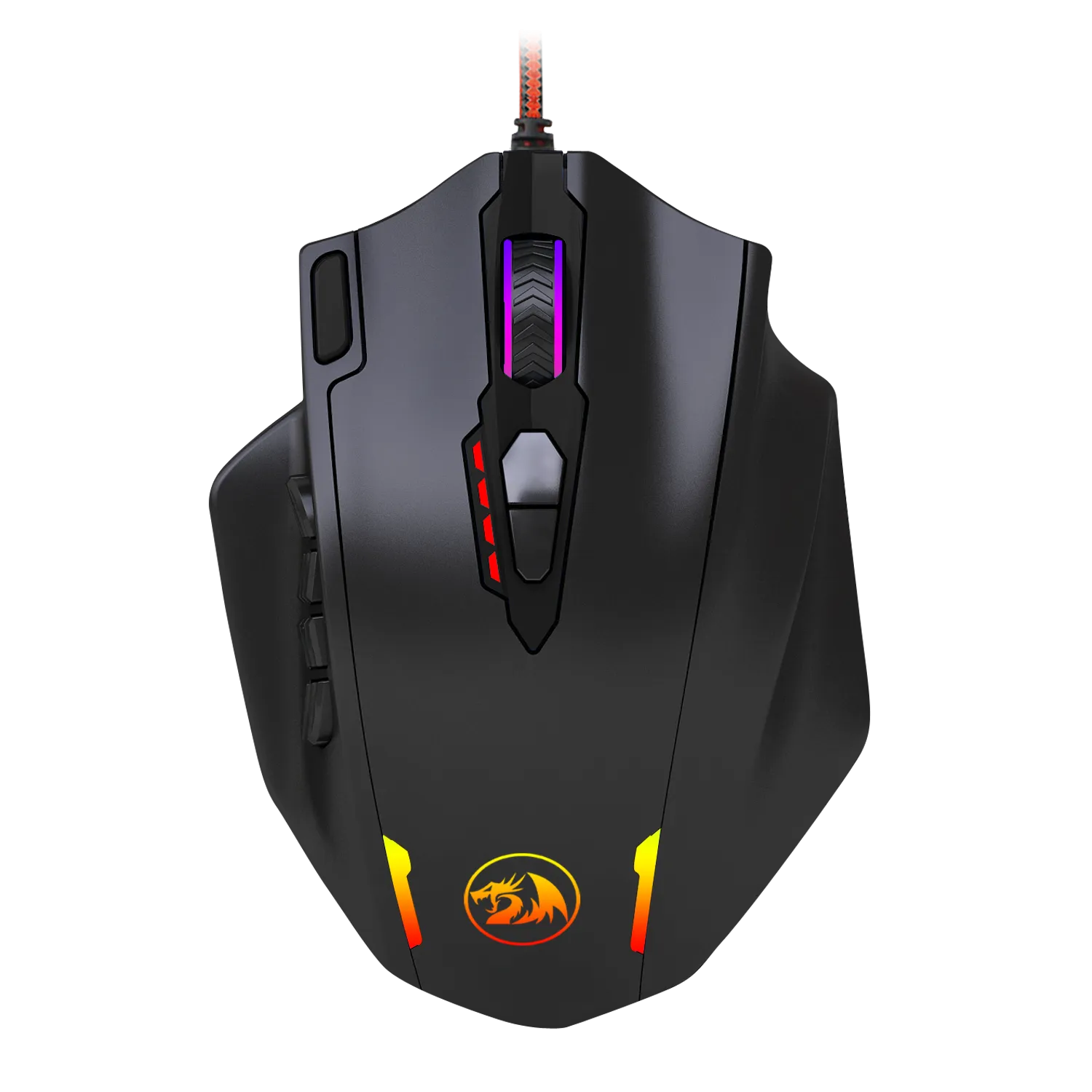 Redragon Impact 12400Dpi Mmo Gaming Mouse - Black