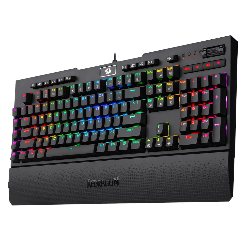 Redragon K586-PRO BRAHMA Mechanical Keyboard with Tactile and Light-Speed Fast Optical Blue Switches