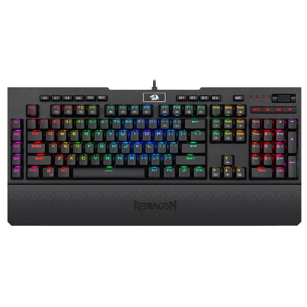 Redragon K586-PRO BRAHMA Mechanical Keyboard with Tactile and Light-Speed Fast Optical Blue Switches