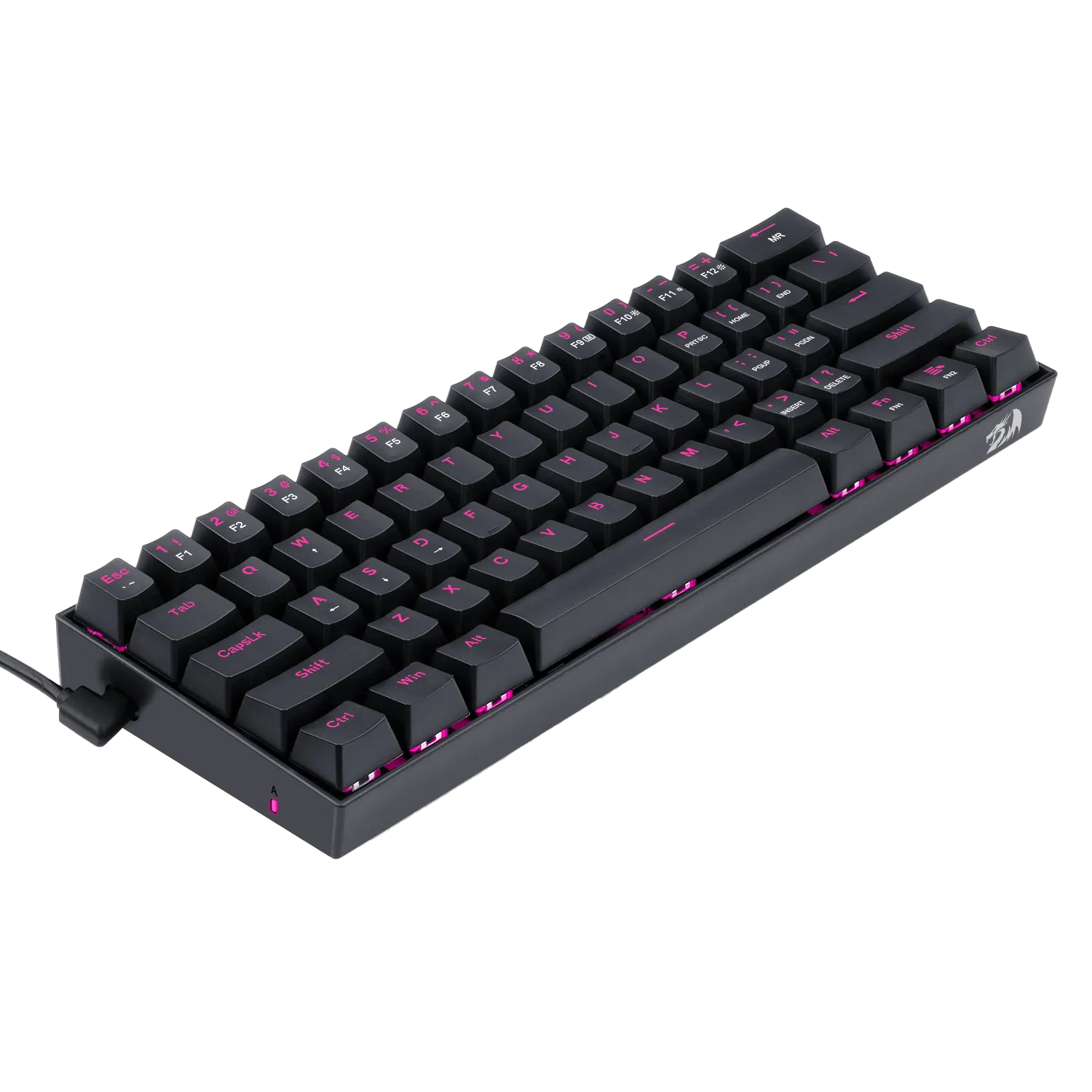 Redragon K630 60% Keyboard Pink LED Backlit